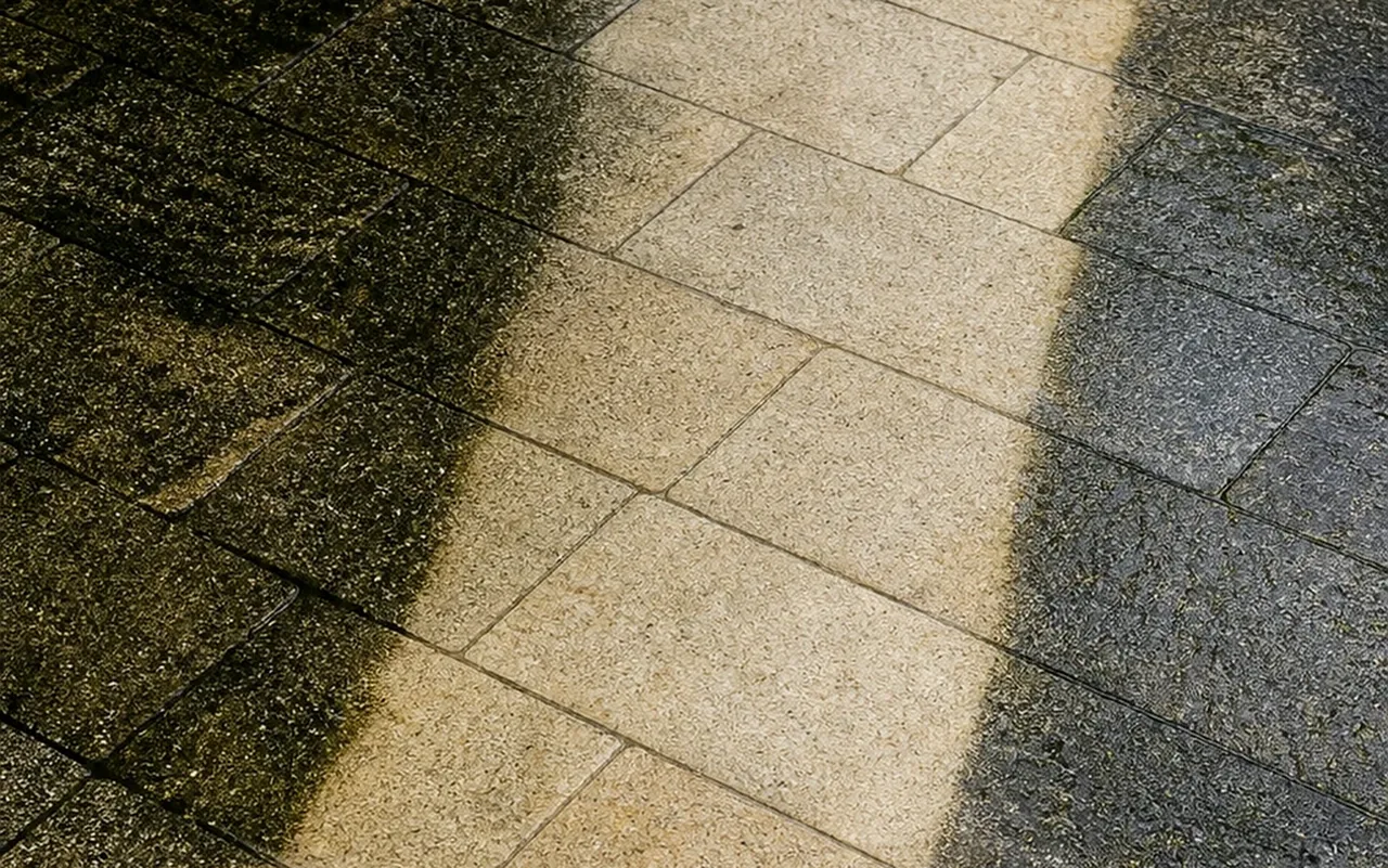 Entrada em betao